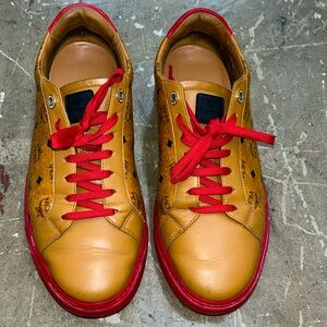 Men mcm shoes size 8 real leather